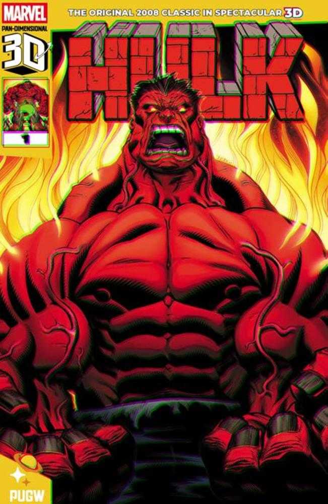 Red Hulk (2008) #1 Pan Dimensional 3D Edition | Dragon's Lair Comics and Fantasy Houston TX