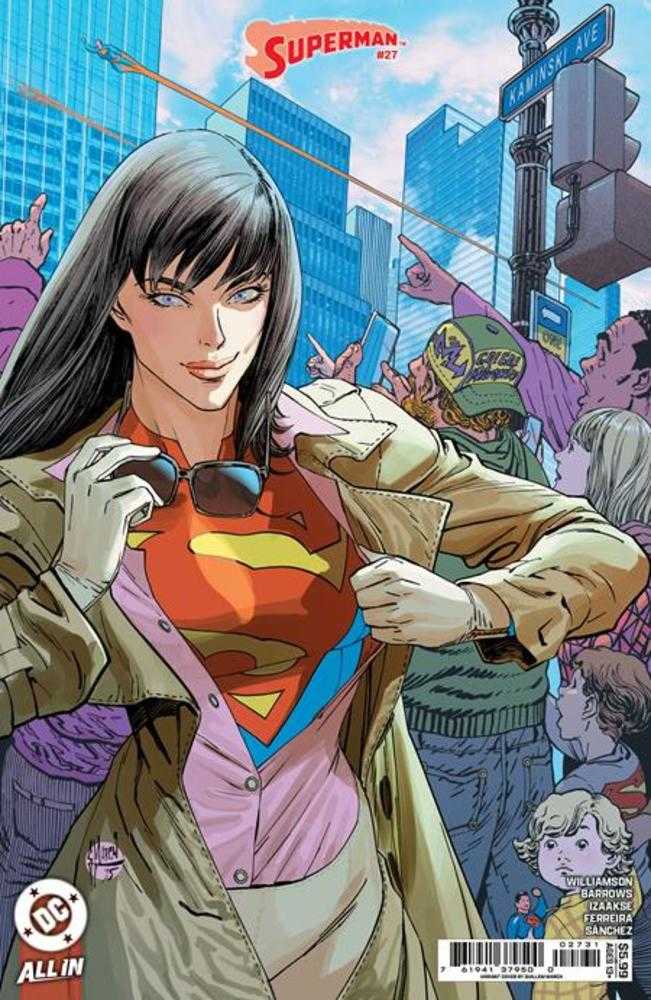 Superman #27 Cover C Guillem March Card Stock Variant | Dragon's Lair Comics and Fantasy Houston TX