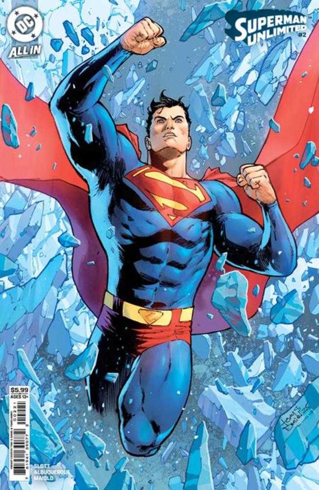 Superman Unlimited #2 Cover C Tony S Daniel Card Stock Variant | Dragon's Lair Comics and Fantasy Houston TX