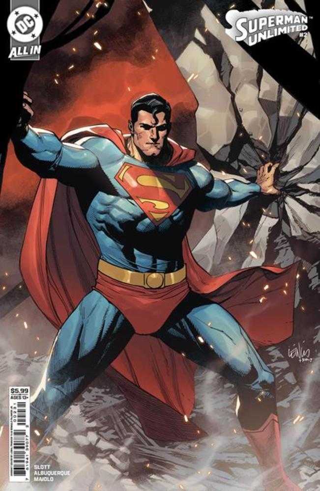 Superman Unlimited #2 Cover B Leinil Francis Yu Card Stock Variant | Dragon's Lair Comics and Fantasy Houston TX