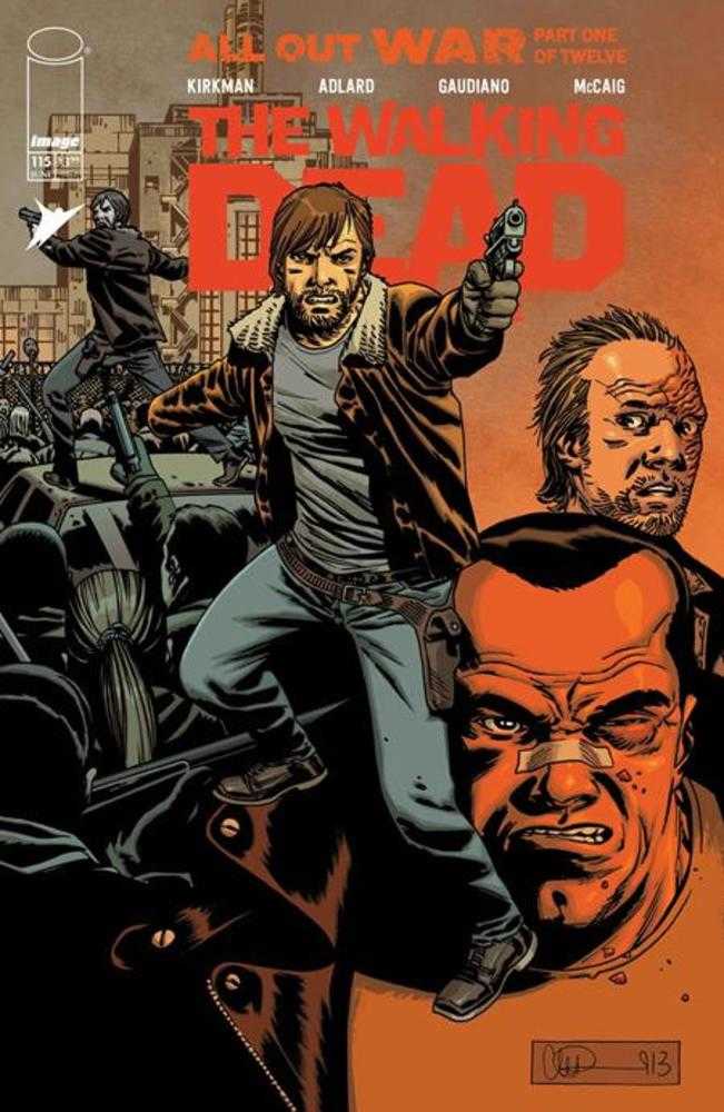 Walking Dead Deluxe #115 Cover B Charlie Adlard & Dave Mccaig Variant (Mature) | Dragon's Lair Comics and Fantasy Houston TX