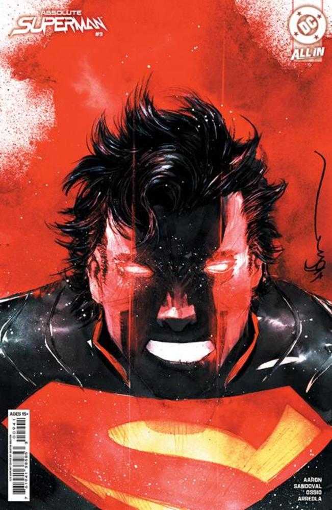 Absolute Superman #9 Cover D 1 in 25 Dustin Nguyen Card Stock Variant | Dragon's Lair Comics and Fantasy Houston TX