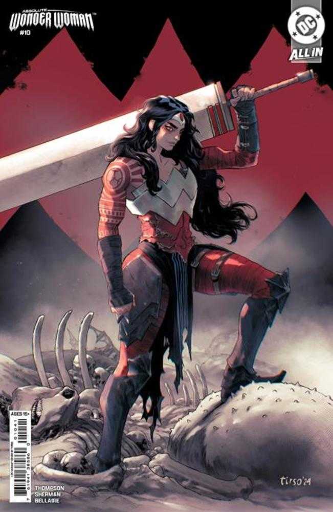 Absolute Wonder Woman #10 Cover D 1 in 25 Tirso Card Stock Variant | Dragon's Lair Comics and Fantasy Houston TX