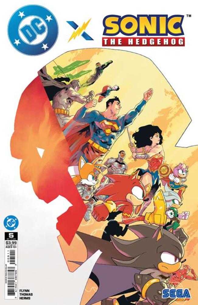 DC X Sonic The Hedgehog #5 (Of 5) Cover A Pablo M Collar | Dragon's Lair Comics and Fantasy Houston TX