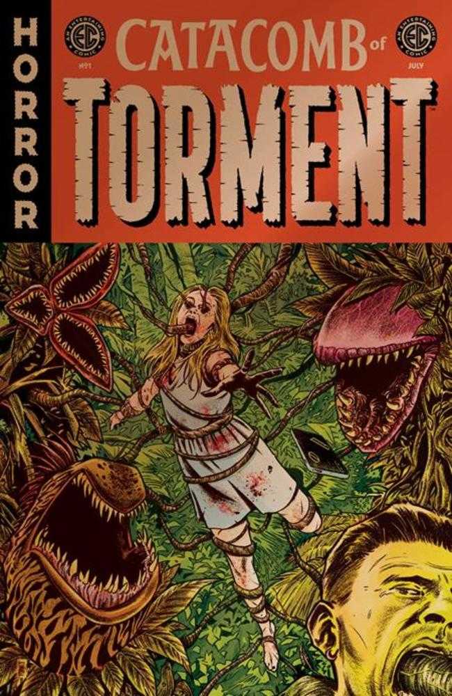 EC Catacomb Of Torment #1 Cover C Jorge Fornes Gold Foil Variant Allocations May Occur | Dragon's Lair Comics and Fantasy Houston TX