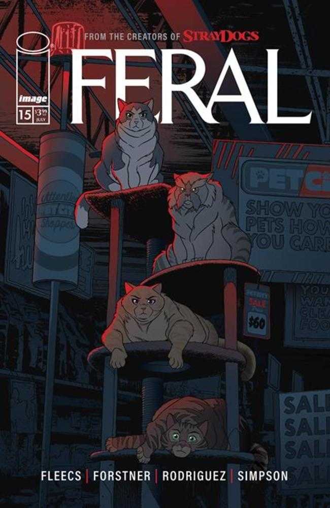 Feral #15 Cover A Tony Fleecs & Trish Forstner | Dragon's Lair Comics and Fantasy Houston TX