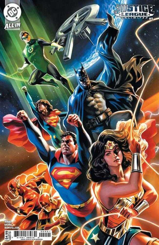 Justice League Unlimited #9 Cover B Felipe Massafera Card Stock Variant (We Are Yesterday) | Dragon's Lair Comics and Fantasy Houston TX