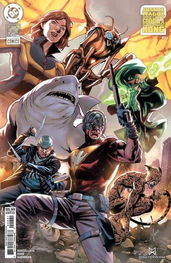 Justice League vs Godzilla vs Kong 2 #2 (Of 7) Cover D Lucas Meyer Card Stock Variant | Dragon's Lair Comics and Fantasy Houston TX