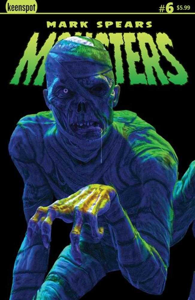 Mark Spears Monsters #6 Cover B Mark Spears The Cursed Mummy Variant | Dragon's Lair Comics and Fantasy Houston TX