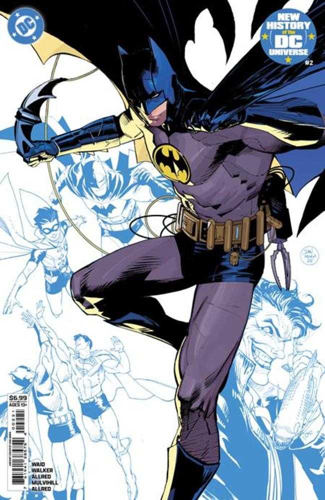 New History Of The DC Universe #2 (Of 4) Cover B Dan Mora Card Stock Variant | Dragon's Lair Comics and Fantasy Houston TX