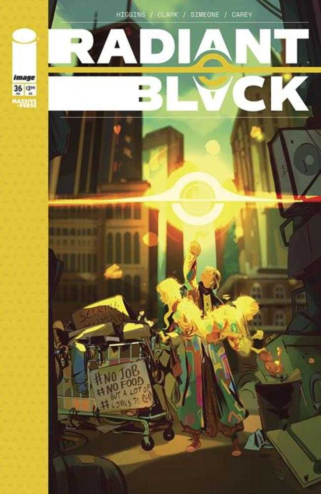 Radiant Black #36 Cover A Steffano Simeone | Dragon's Lair Comics and Fantasy Houston TX