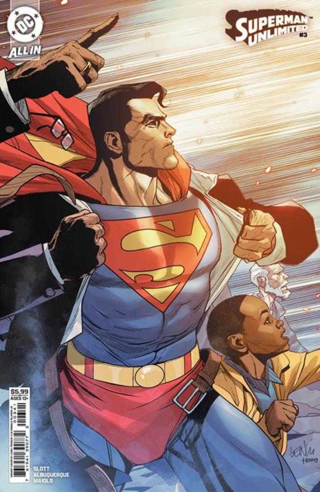 Superman Unlimited #3 Cover B Leinil Francis Yu Card Stock Variant | Dragon's Lair Comics and Fantasy Houston TX