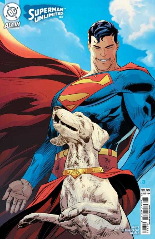 Superman Unlimited #3 Cover D Ryan Benjamin Card Stock Variant | Dragon's Lair Comics and Fantasy Houston TX