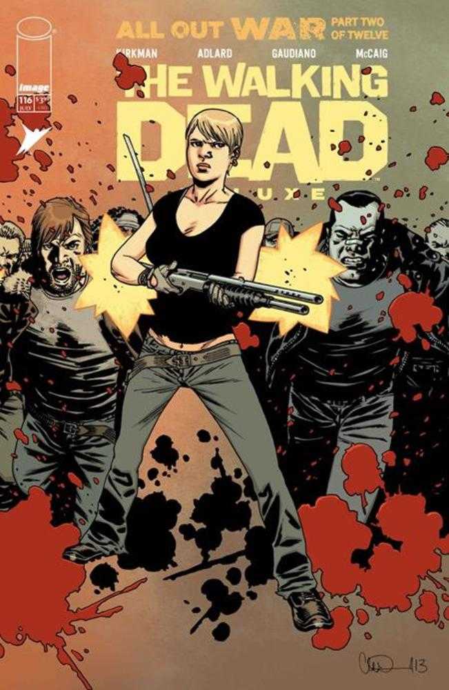 Walking Dead Deluxe #116 Cover B Charlie Adlard & Dave Mccaig Variant (Mature) | Dragon's Lair Comics and Fantasy Houston TX