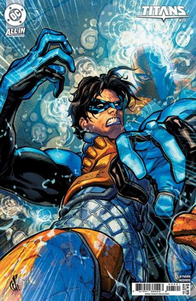 Titans #25 Cover B Carlos Danda Card Stock Variant | Dragon's Lair Comics and Fantasy Houston TX
