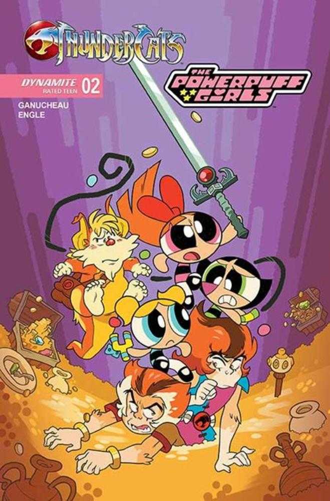 Thundercats Powerpuff Girls #2 Cover B Coleman Engle Variant | Dragon's Lair Comics and Fantasy Houston TX