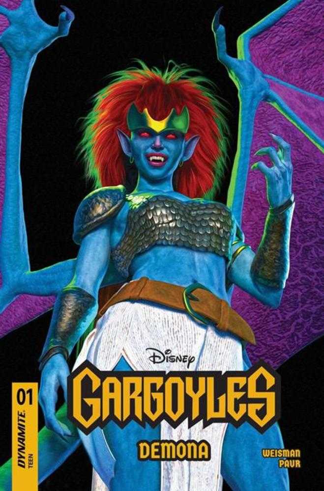 Gargoyles Demona #1 Cover S Mark Spears Black Bkgr Foc Bonus Variant | Dragon's Lair Comics and Fantasy Houston TX