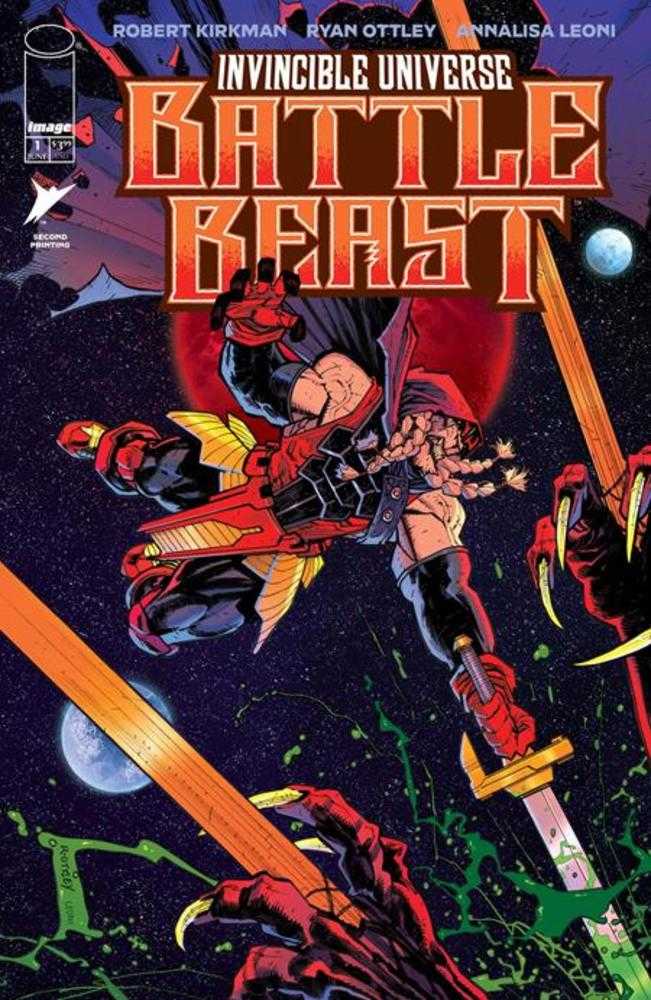 Invincible Universe Battle Beast #1 2nd Print Cover A Ryan Ottley | Dragon's Lair Comics and Fantasy Houston TX