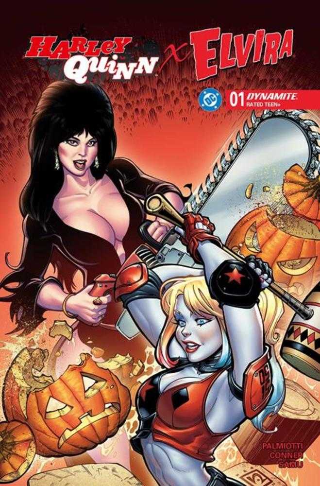 Harley Quinn X Elvira #1 Cover B Chad Hardin Variant | Dragon's Lair Comics and Fantasy Houston TX