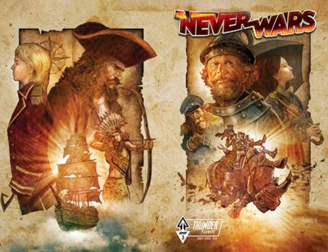 Neverwars #3 (Of 8) Cover A Erwin J Arroza Wraparound | Dragon's Lair Comics and Fantasy Houston TX