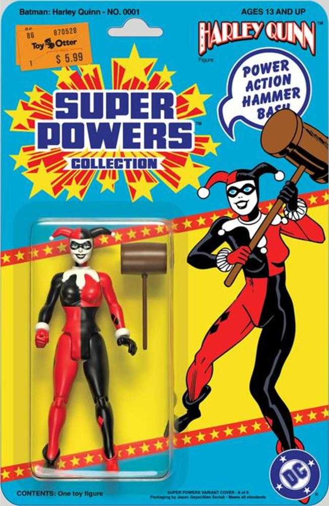 Batman Harley Quinn #1 Facsimile Edition Cover B Jason Geyer & Alex Saviuk Super Powers Card Stock Variant | Dragon's Lair Comics and Fantasy Houston TX