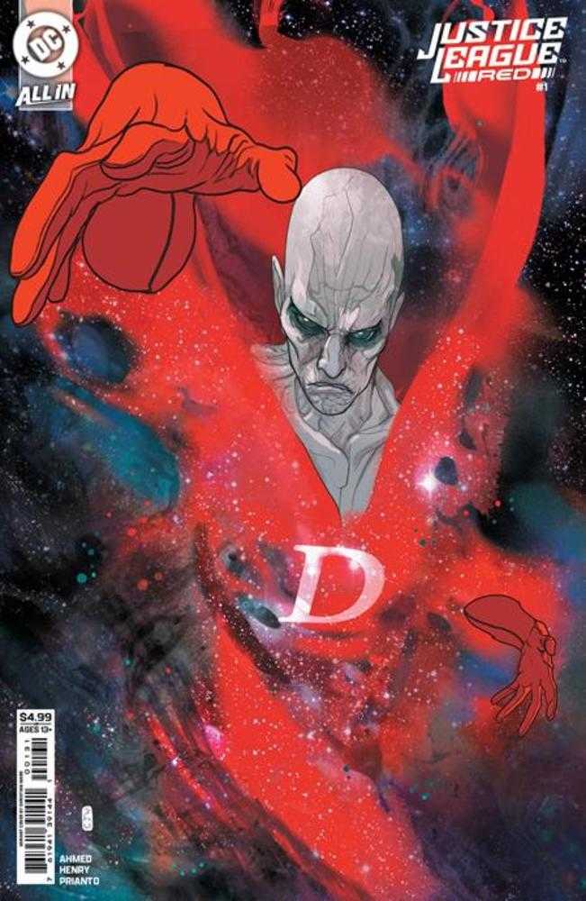 Justice League Red #1 (Of 6) Cover C Christian Ward Card Stock Variant | Dragon's Lair Comics and Fantasy Houston TX
