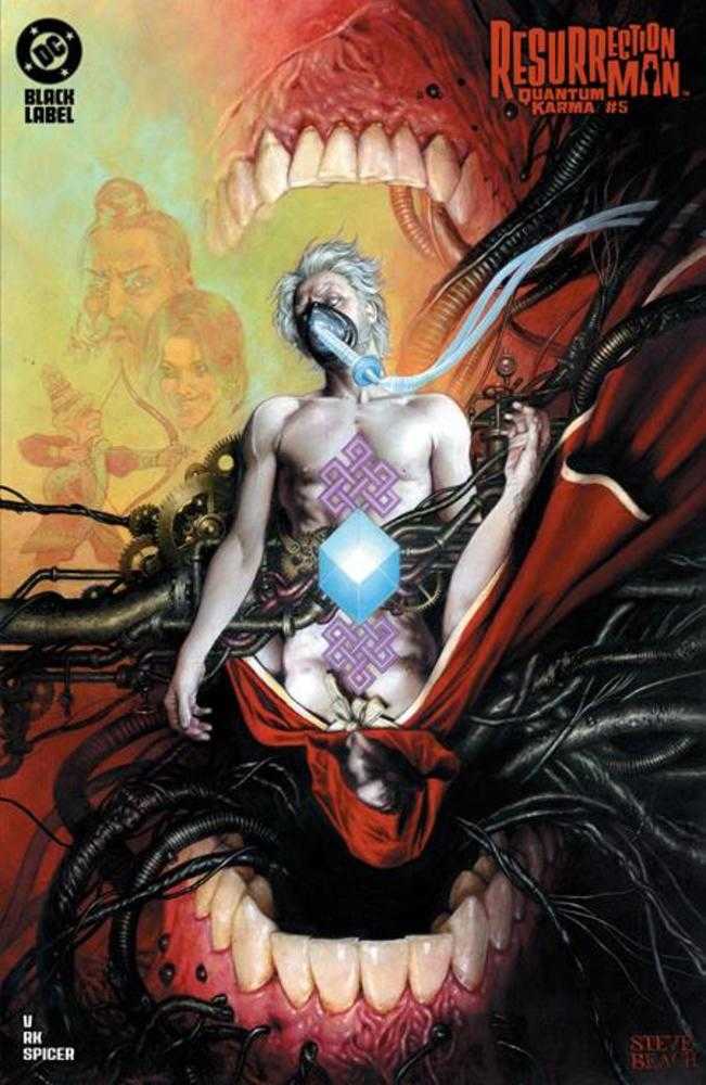 Resurrection Man Quantum Karma #5 (Of 6) Cover B Steve Beach Card Stock Variant (Mature) | Dragon's Lair Comics and Fantasy Houston TX