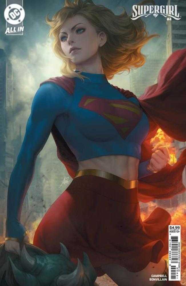 Supergirl #4 Cover B Stanley Artgerm Lau Card Stock Variant | Dragon's Lair Comics and Fantasy Houston TX