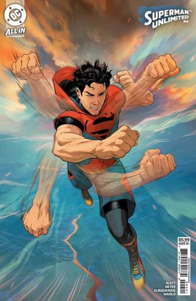 Superman Unlimited #4 Cover E Ryan Benjamin Card Stock Variant | Dragon's Lair Comics and Fantasy Houston TX