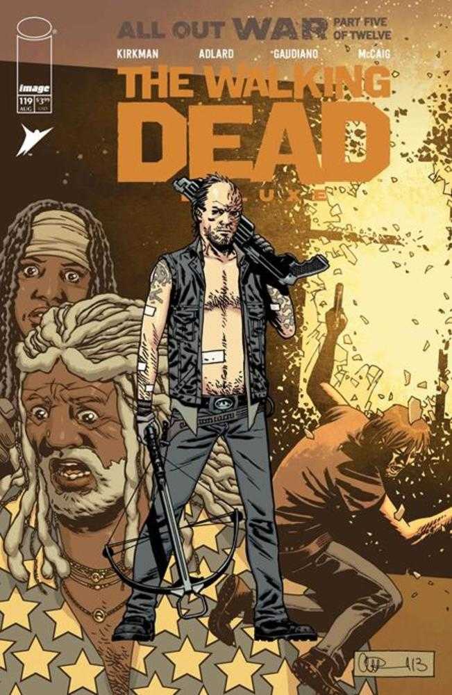 Walking Dead Deluxe #119 Cover B Charlie Adlard & Dave Mccaig Variant (Mature) | Dragon's Lair Comics and Fantasy Houston TX