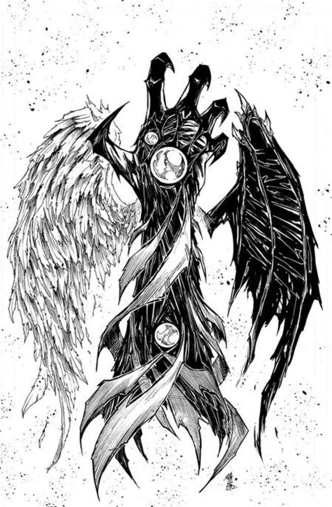 Witchblade #13 Cover D 1 in 10 Giuseppe Cafaro Black & White Full Art Variant | Dragon's Lair Comics and Fantasy Houston TX