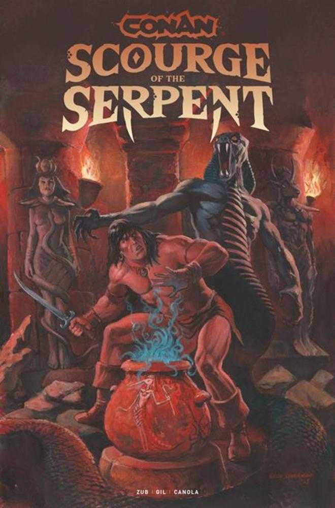 Conan The Barbarian Scourge Of The Serpent #1 (Of 4) Cover C Geof Isherwood Variant (Mature) | Dragon's Lair Comics and Fantasy Houston TX