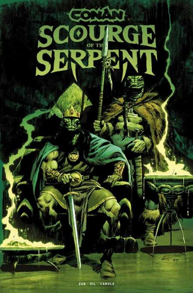 Conan The Barbarian Scourge Of The Serpent #1 (Of 4) Cover G Roberto De La Torre Glow In The Dark Variant (Mature) | Dragon's Lair Comics and Fantasy Houston TX