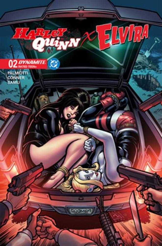 Harley Quinn X Elvira #2 Cover B Chad Hardin Variant | Dragon's Lair Comics and Fantasy Houston TX