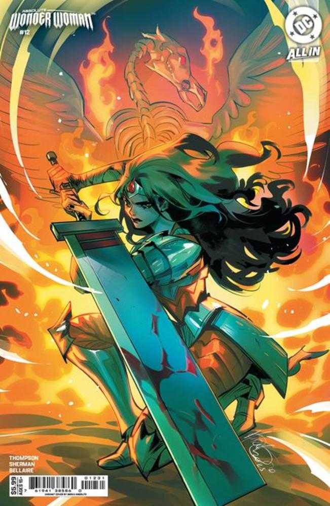 Absolute Wonder Woman #12 Cover B Mirka Andolfo Card Stock Variant | Dragon's Lair Comics and Fantasy Houston TX