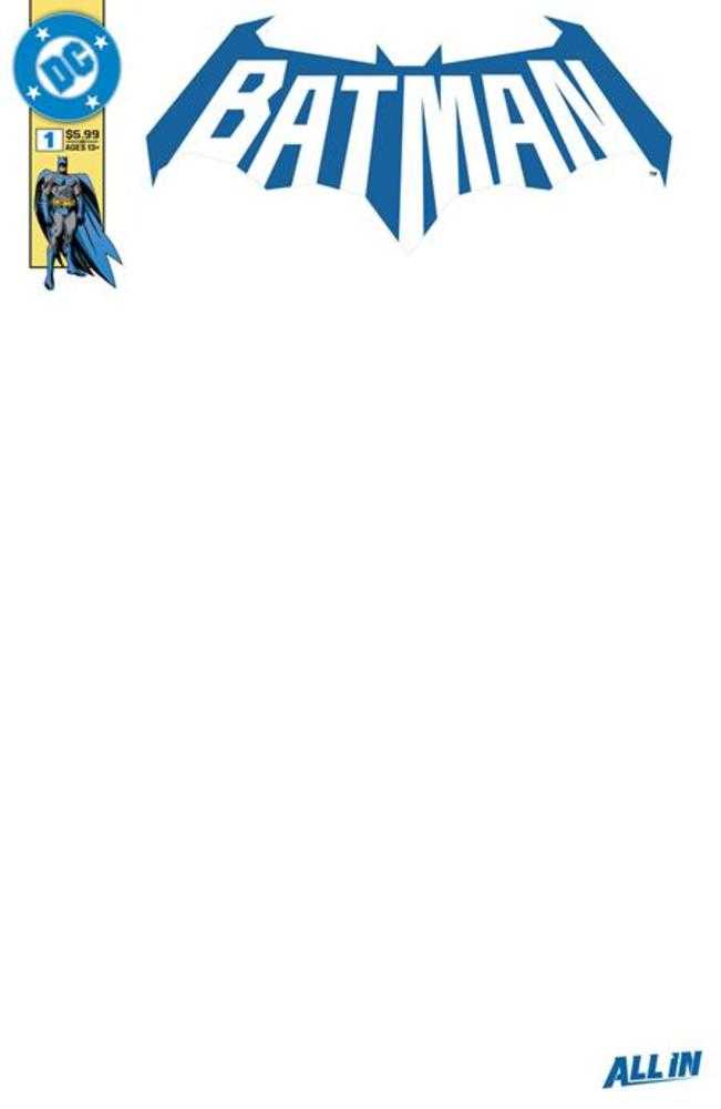 Batman #1 Cover K Blank Card Stock Variant | Dragon's Lair Comics and Fantasy Houston TX