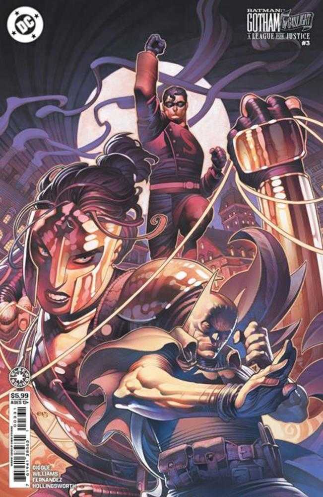 Batman Gotham By Gaslight A League For Justice #3 (Of 6) Cover C Chris Stevens Card Stock Variant | Dragon's Lair Comics and Fantasy Houston TX