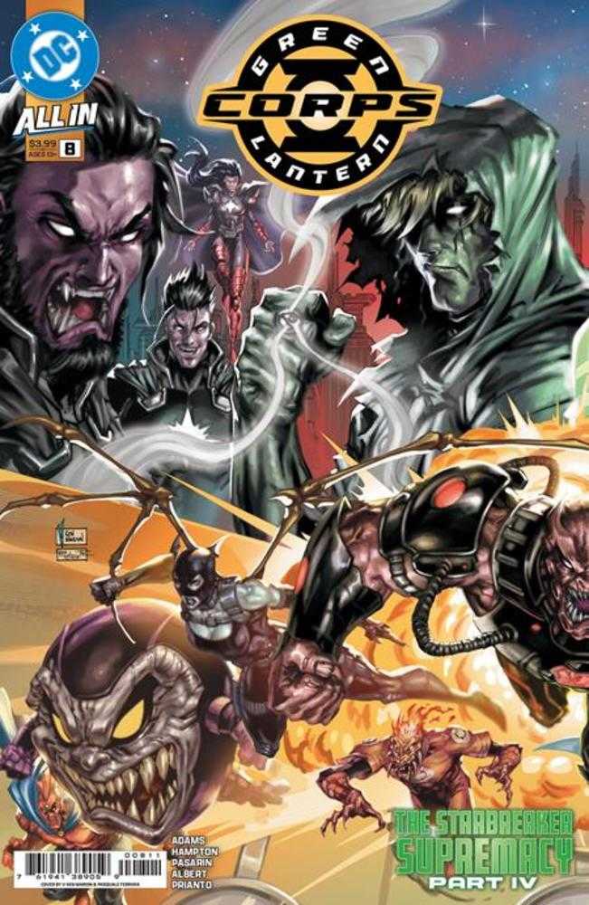 Green Lantern Corps #8 Cover A V Ken Marion (Starbreaker Supremacy) | Dragon's Lair Comics and Fantasy Houston TX