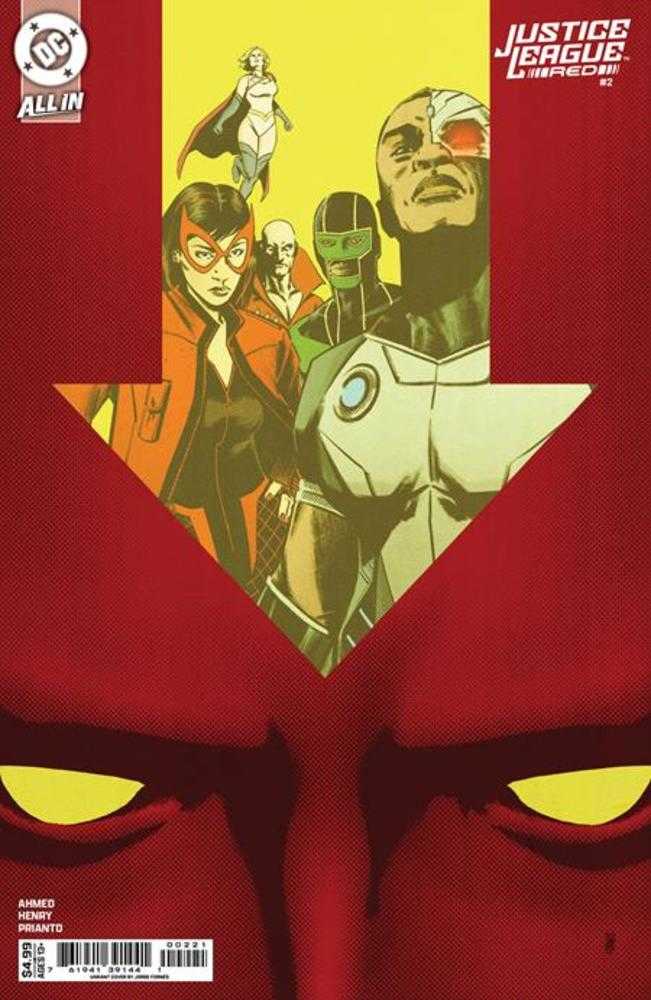 Justice League Red #2 (Of 6) Cover B Jorge Fornes Card Stock Variant | Dragon's Lair Comics and Fantasy Houston TX