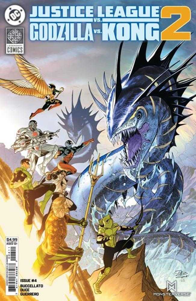 Justice League vs Godzilla vs Kong 2 #4 (Of 7) Cover A Christian Duce | Dragon's Lair Comics and Fantasy Houston TX