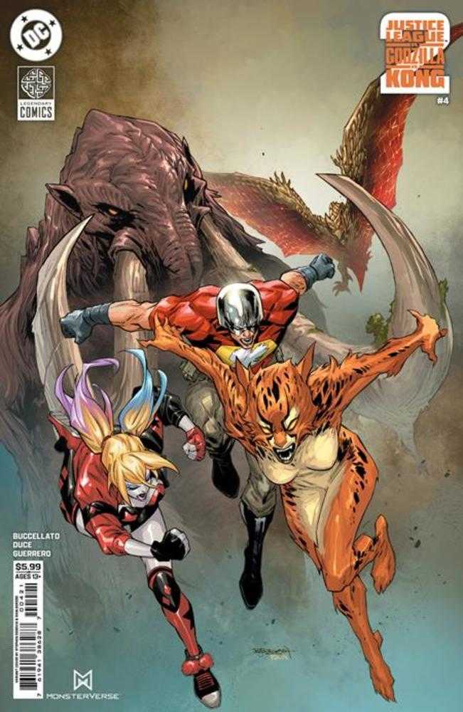Justice League vs Godzilla vs Kong 2 #4 (Of 7) Cover B Sephen Segovia Card Stock Variant | Dragon's Lair Comics and Fantasy Houston TX