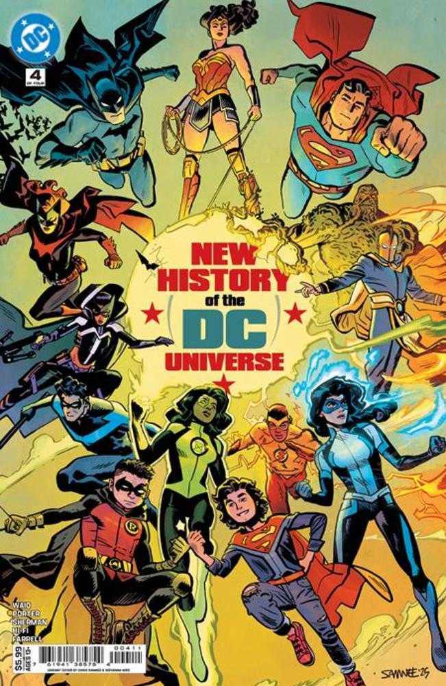 New History Of The DC Universe #4 (Of 4) Cover A Chris Samnee | Dragon's Lair Comics and Fantasy Houston TX