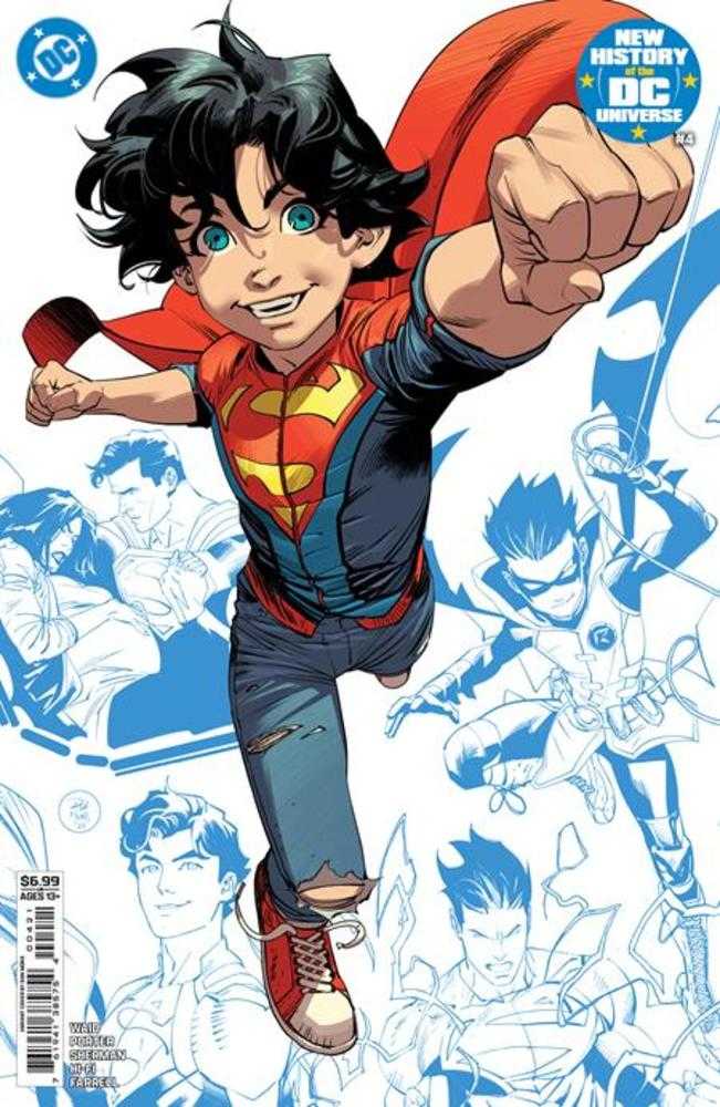 New History Of The DC Universe #4 (Of 4) Cover B Dan Mora Card Stock Variant | Dragon's Lair Comics and Fantasy Houston TX