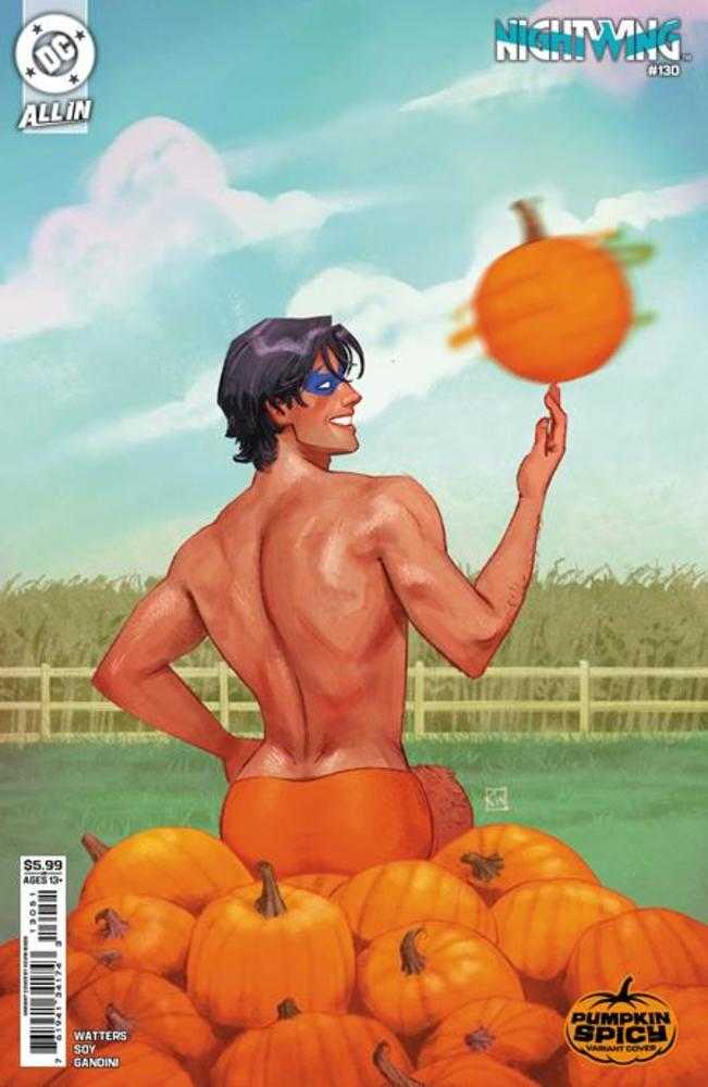 Nightwing #130 Cover D Kevin Wada Pumpkin Spicy Card Stock Variant | Dragon's Lair Comics and Fantasy Houston TX
