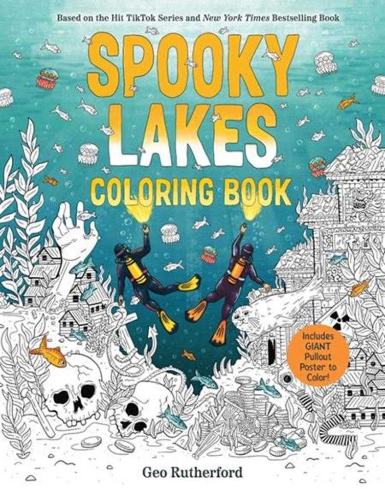 Spooky Lakes Coloring Book Softcover | Dragon's Lair Comics and Fantasy Houston TX