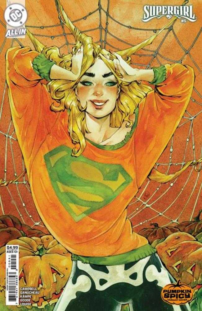 Supergirl #5 Cover D Chuma Hill Pumpkin Spicy Card Stock Variant | Dragon's Lair Comics and Fantasy Houston TX