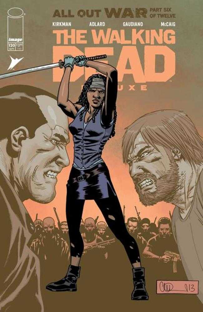 Walking Dead Deluxe #120 Cover B Charlie Adlard & Dave Mccaig Variant (Mature) | Dragon's Lair Comics and Fantasy Houston TX