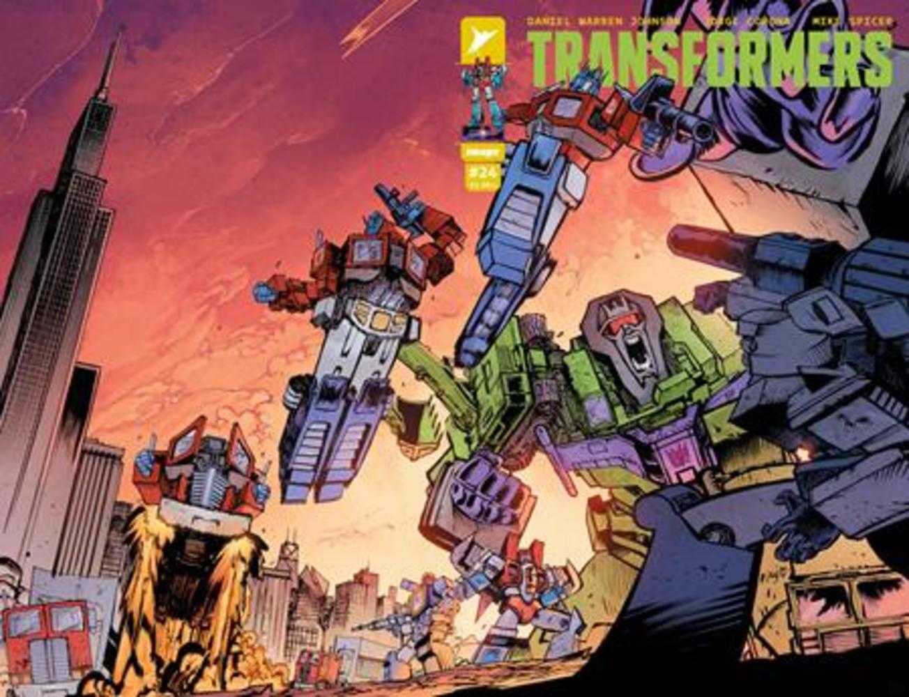 Transformers #24 Cover F Daniel Warren Johnson & Mike Spicer Wraparound Variant | Dragon's Lair Comics and Fantasy Houston TX