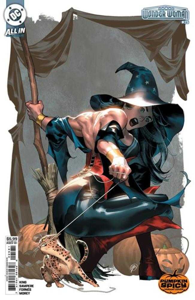 Wonder Woman #25 Cover E Yasmine Putri Pumpkin Spicy Card Stock Variant | Dragon's Lair Comics and Fantasy Houston TX