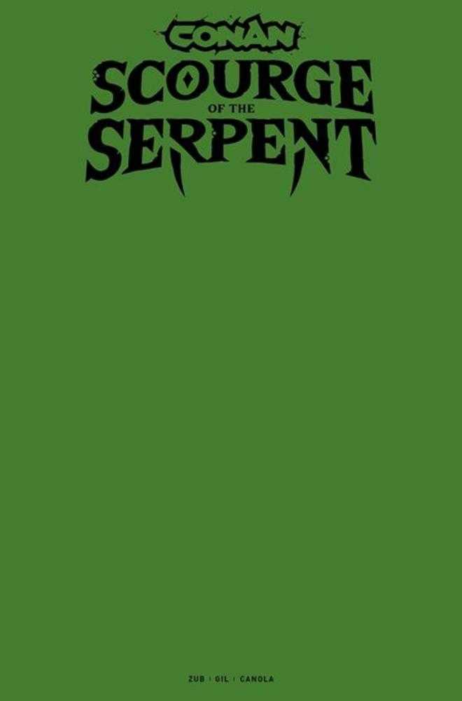 Conan The Barbarian Scourge Of The Serpent #1 (Of 4) Cover I Blank Sketch Variant (Mature) | Dragon's Lair Comics and Fantasy Houston TX